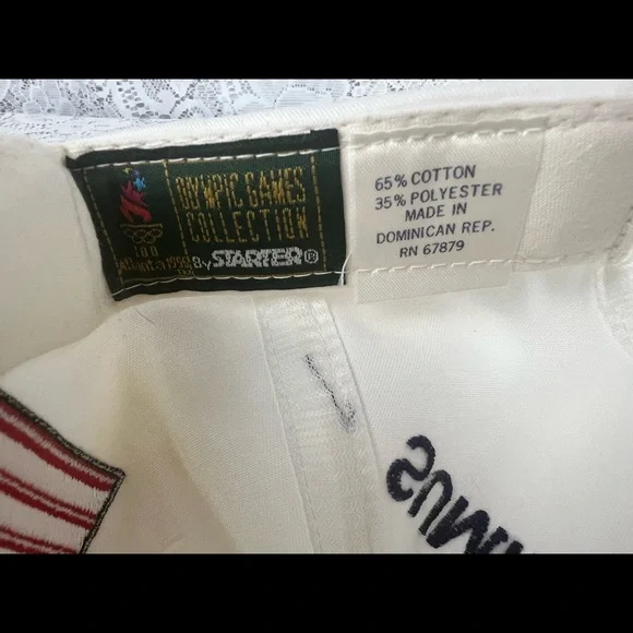 Vintage 1996 Olympics Atlanta STARTER World Flags Snapback Hat NWT Retro - Picture 6 of 8